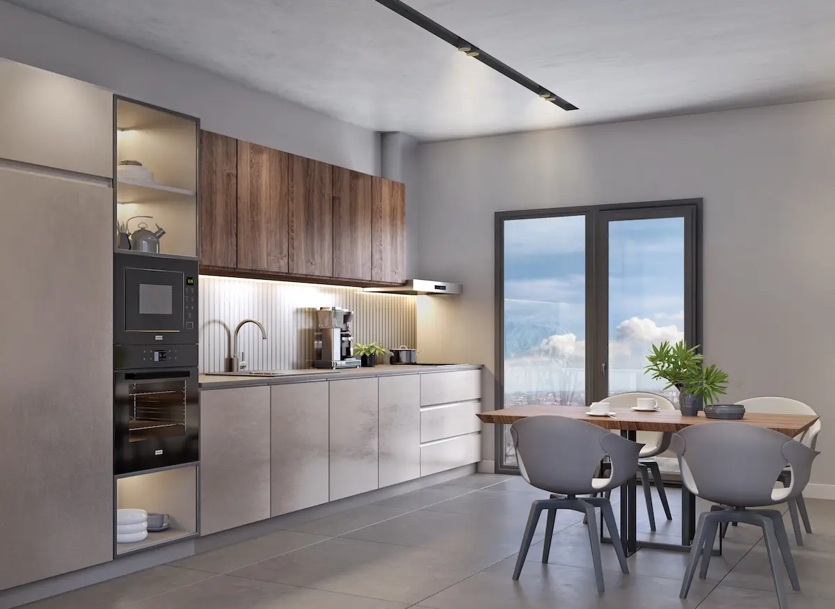 Fitted kitchen